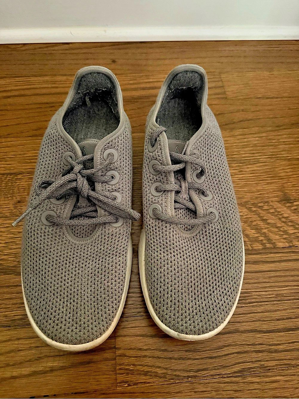 Allbirds Wool Runners Gray Knit Sneakers